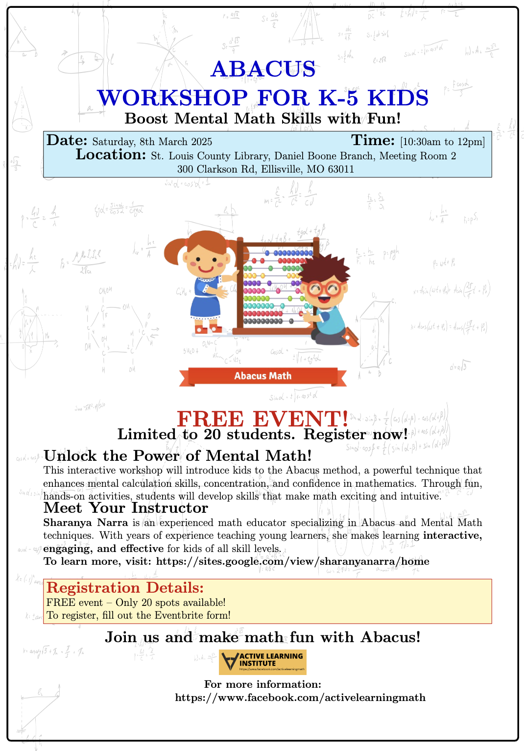 Abacus Workshop
